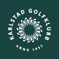 Karlstad Golfklubb logotyp (Vit / PDF-format)